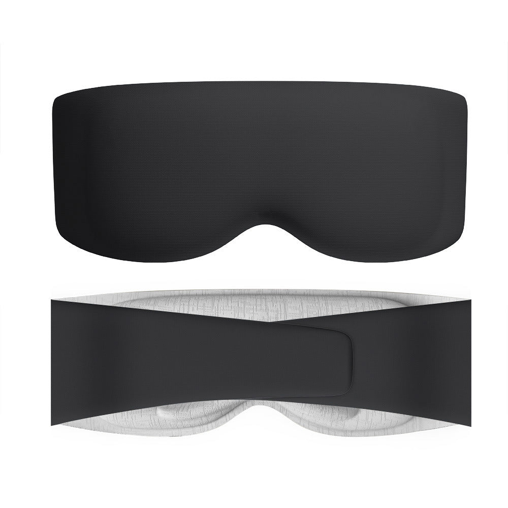 Weighted Eye Mask 100% Light Blocking – 3D Contoured Sleep Mask with Gravity Beads for Zero Pressure, Eye Fatigue Relief & Shift Work