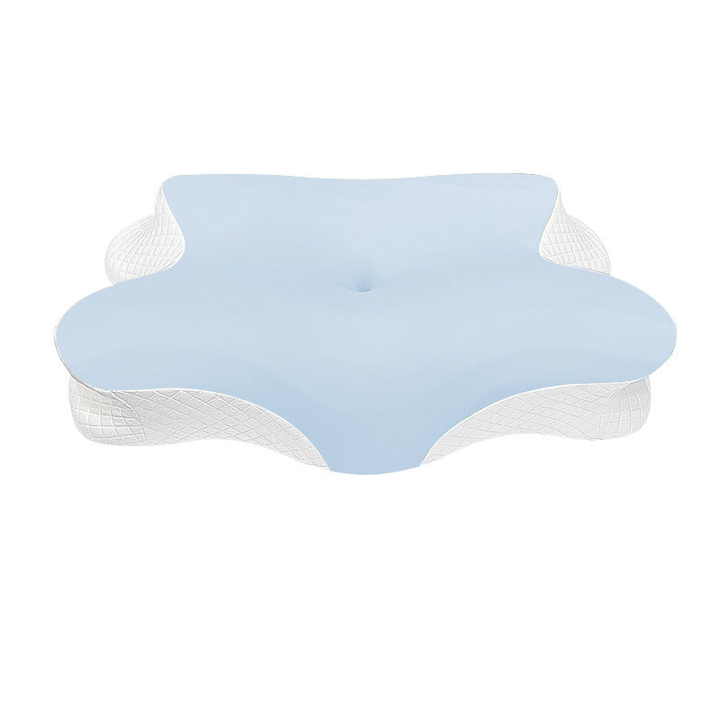 Ergonomic Cervical Memory Foam Neck Pillow – Contour Orthopedic Support Pillow for Neck Pain Relief & Side Sleepers