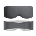 Weighted Eye Mask 100% Light Blocking – 3D Contoured Sleep Mask with Gravity Beads for Zero Pressure, Eye Fatigue Relief & Shift Work