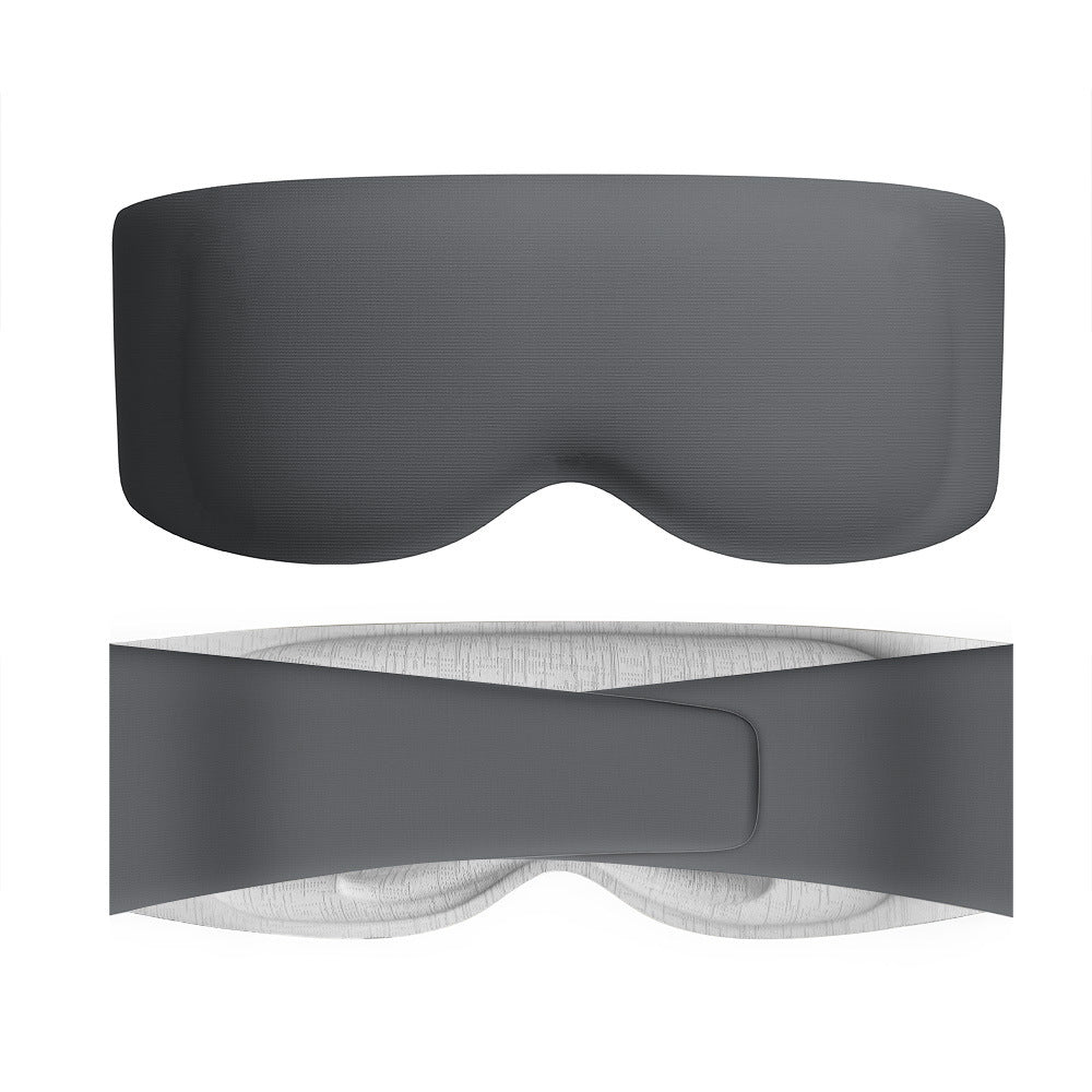 Weighted Eye Mask 100% Light Blocking – 3D Contoured Sleep Mask with Gravity Beads for Zero Pressure, Eye Fatigue Relief & Shift Work
