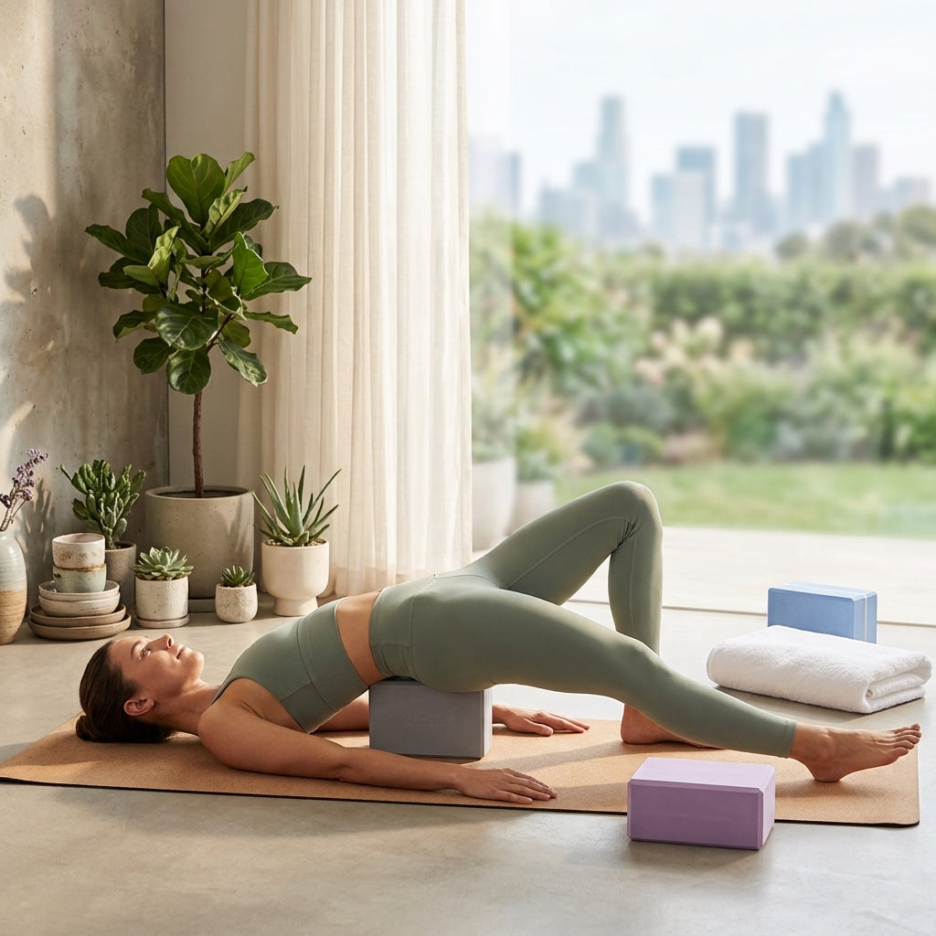 Premium Yoga Block Foam Brick – Ergonomic Alignment & Flexibility Support for Pilates, Meditation & Fitness