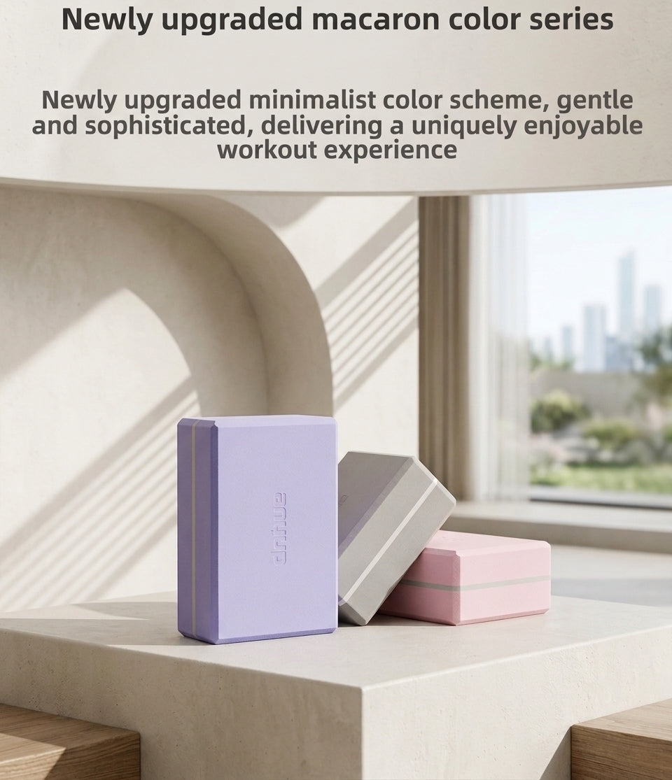 Premium Yoga Block Foam Brick – Ergonomic Alignment & Flexibility Support for Pilates, Meditation & Fitness