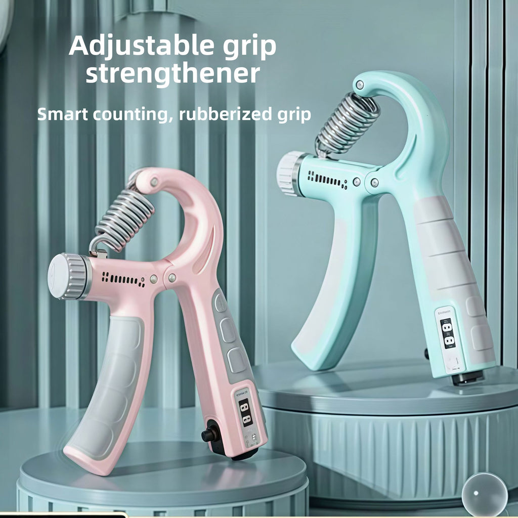 Adjustable Hand Grip Strength Trainer with Counter