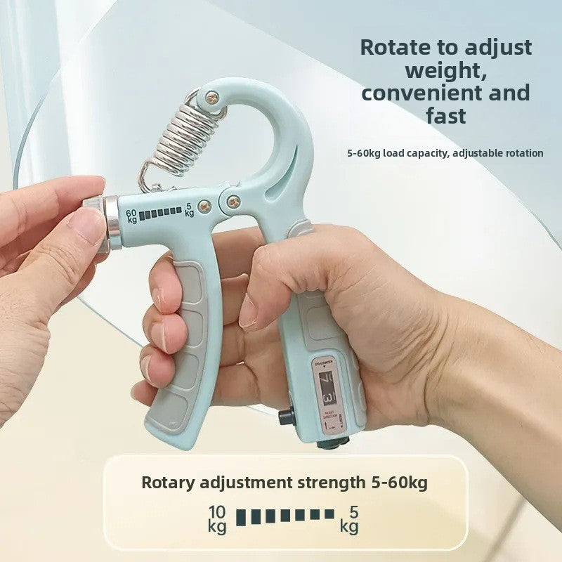 Adjustable Hand Grip Strength Trainer with Counter