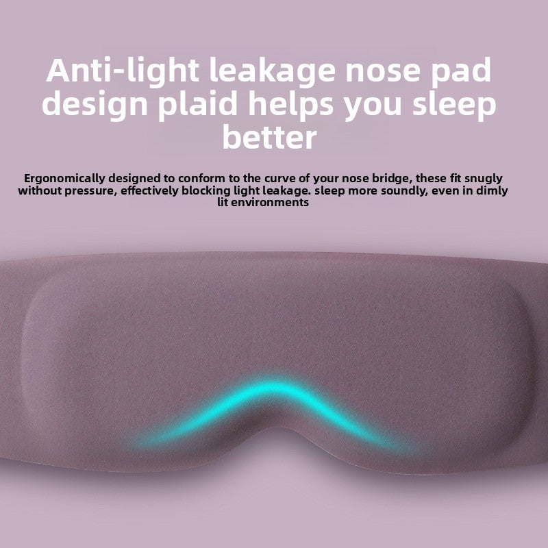 Weighted Eye Mask 100% Light Blocking – 3D Contoured Sleep Mask with Gravity Beads for Zero Pressure, Eye Fatigue Relief & Shift Work
